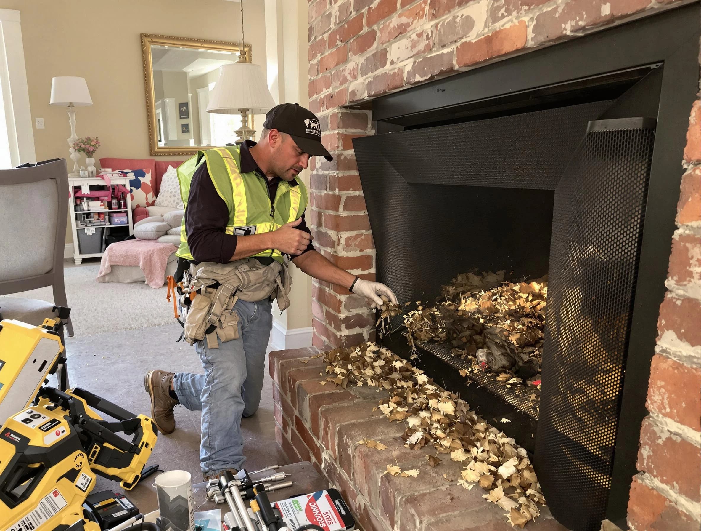 Safe screening installation by Citrus Park Chimney Sweep in Citrus Park, AZ