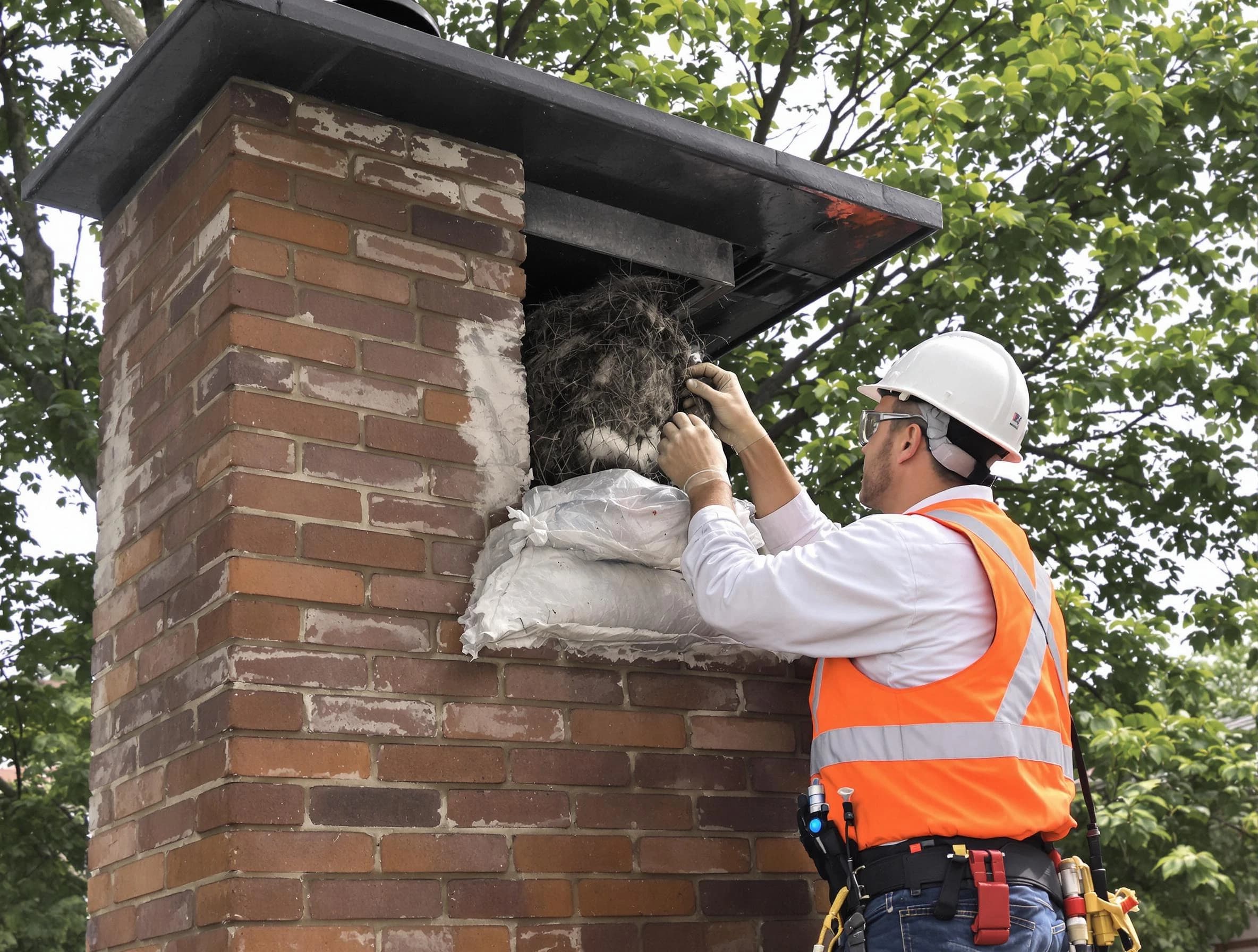 Humane removal of debris and animals by Citrus Park Chimney Sweep in Citrus Park, AZ