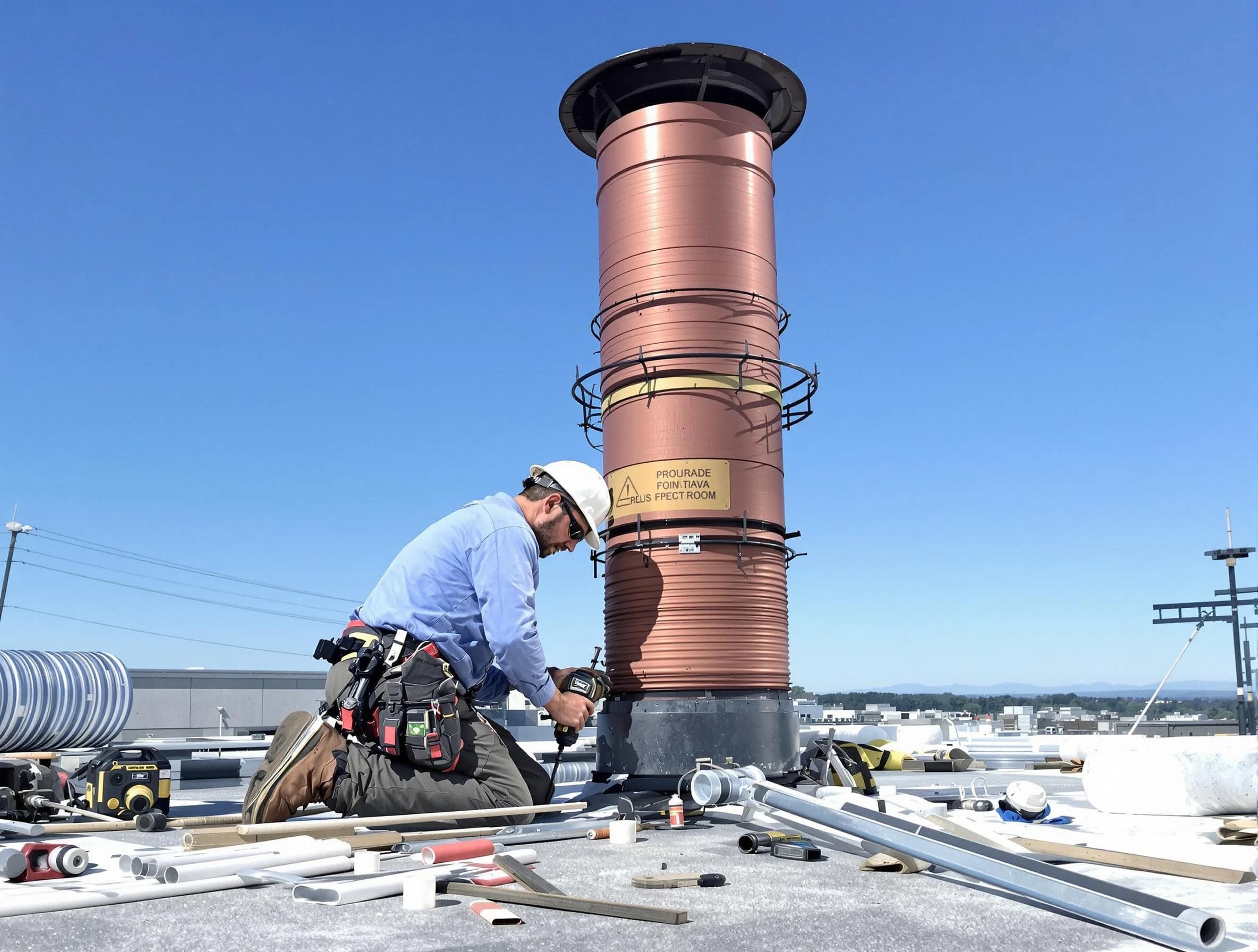 Installed chimney liner by Citrus Park Chimney Sweep in Citrus Park, AZ