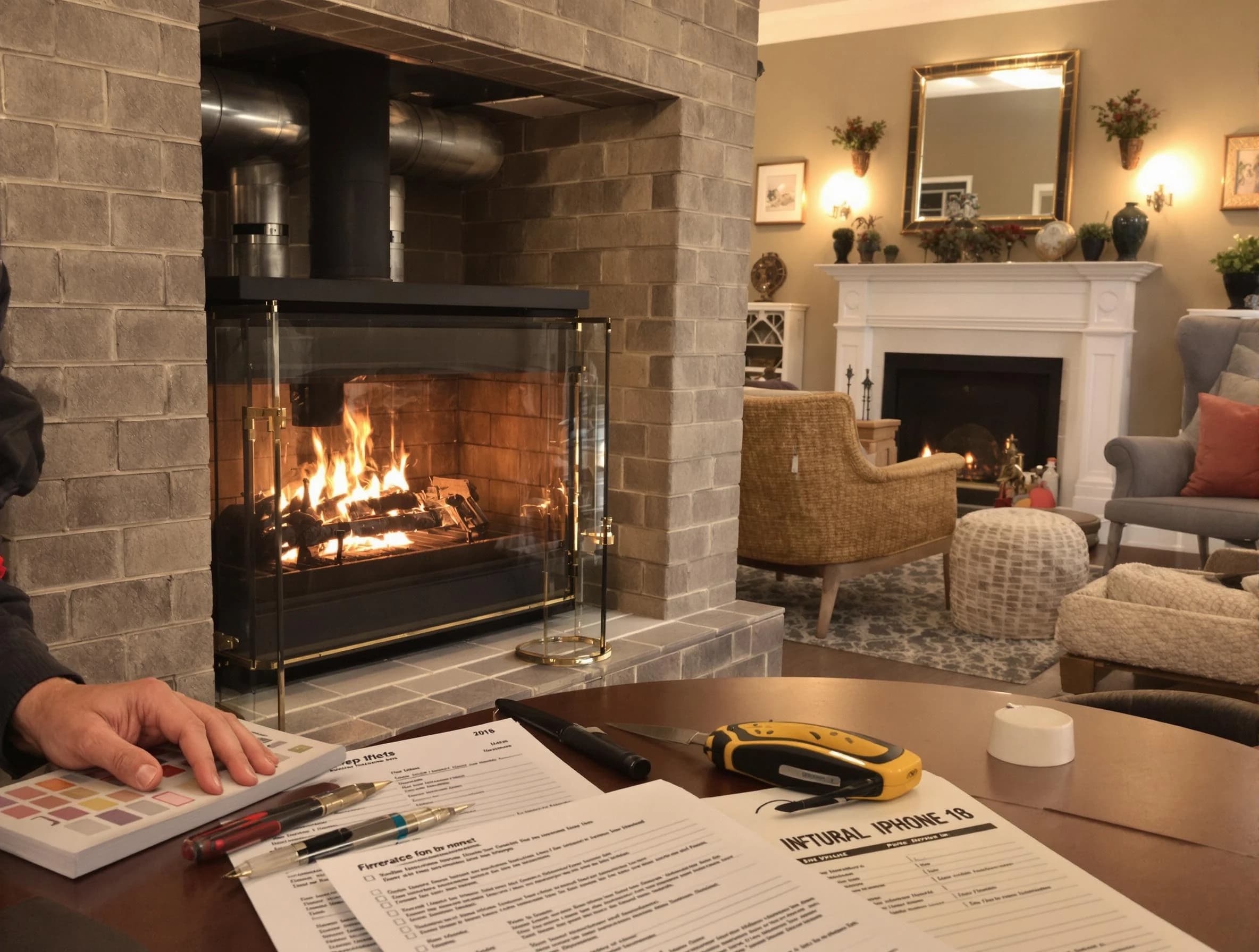 Citrus Park Chimney Sweep verifying fireplace safety measures in Citrus Park, AZ
