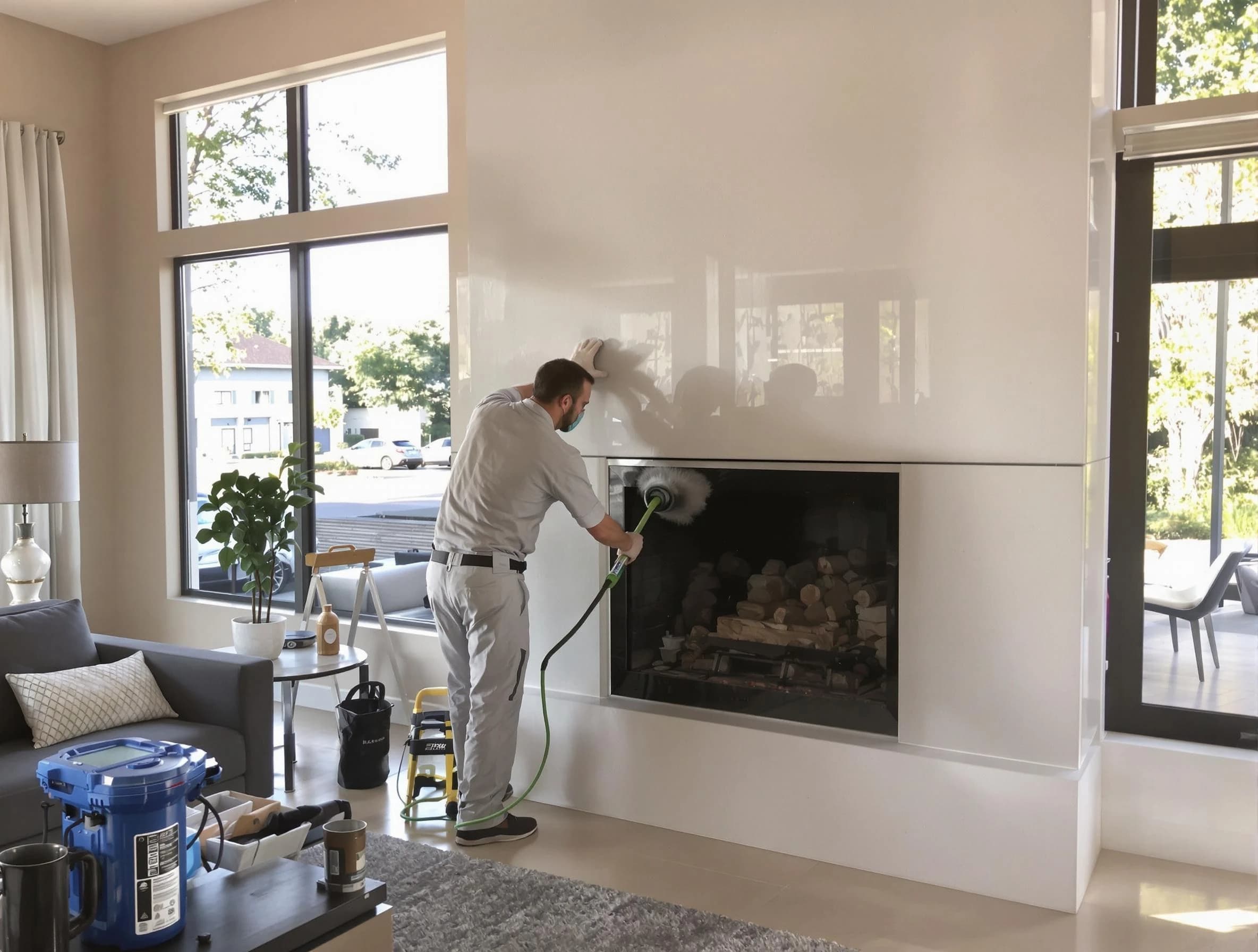 Citrus Park Chimney Sweep performing thorough soot removal in Citrus Park, AZ