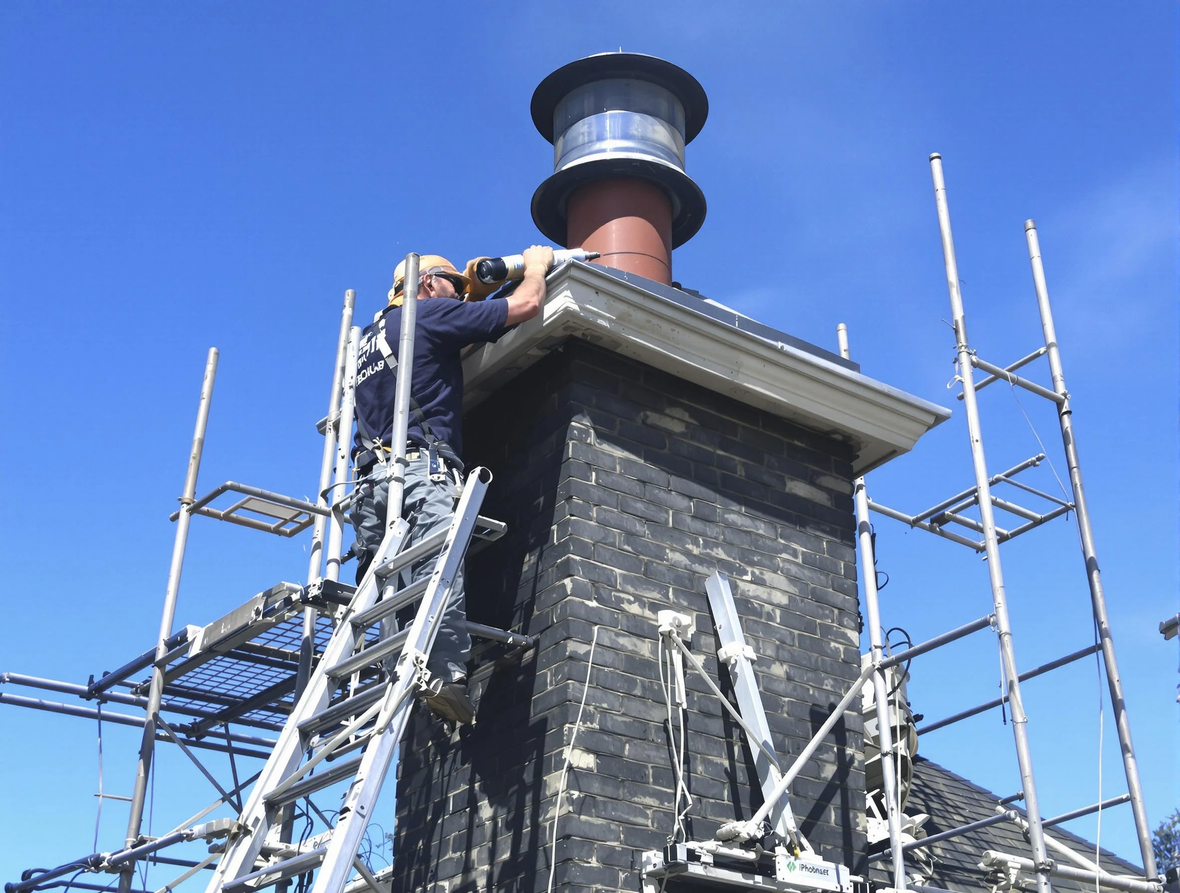 Sturdy chimney crown finished by Citrus Park Chimney Sweep in Citrus Park, AZ