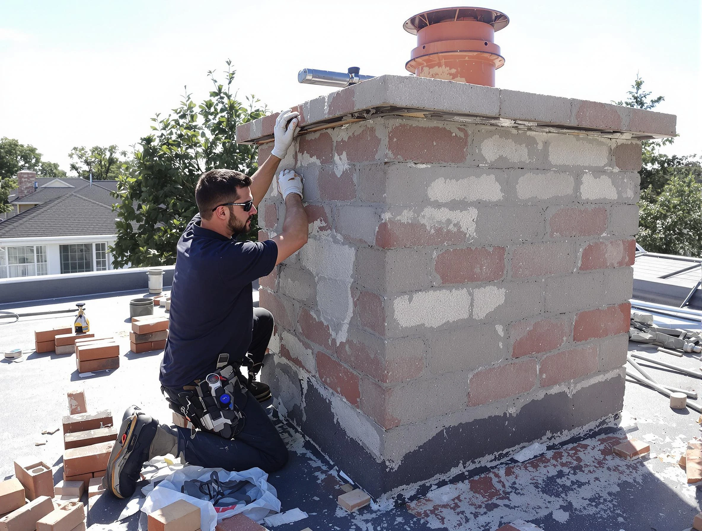 Advanced chimney repair process by Citrus Park Chimney Sweep in Citrus Park, AZ